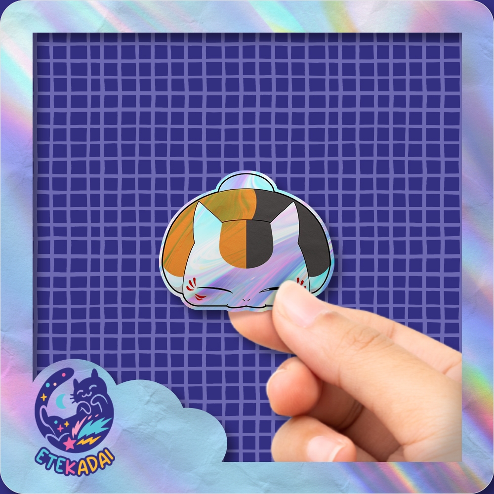 

Stiker Hologram Anime Natsume Yuujinchou Nyanko Sensei 1