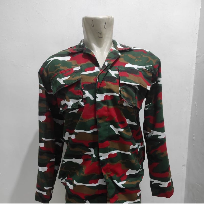 BAJU/KEMEJA LASKAR MERAH PUTIH-LASKAR MERAH PUTIH-KEMEJA LMP