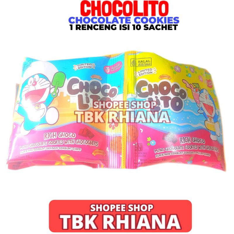 

Biskuit Chocolito Rich Choco 1 Renceng Isi 10 Sachet