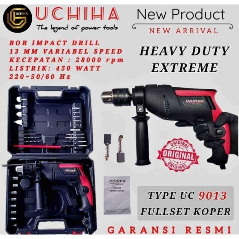 Newmesin Bor Drill 13mm tpe 9013 fulset koper Dril Uchiha bor tembok besi kayu