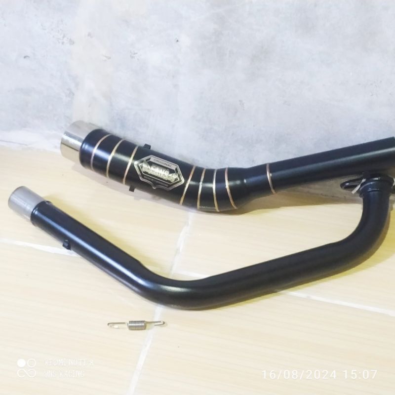 leheran pipa leher Manifold Knalpot R15 v2 v3 v4 vixion r satria Fu cb150r cbr150r mt15 gsx r 150 xs