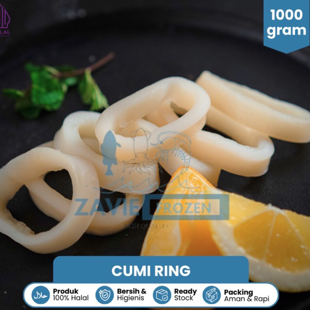 

[BEST SELLER] Cumi Ring Calamari Zavie Frozen 500gram