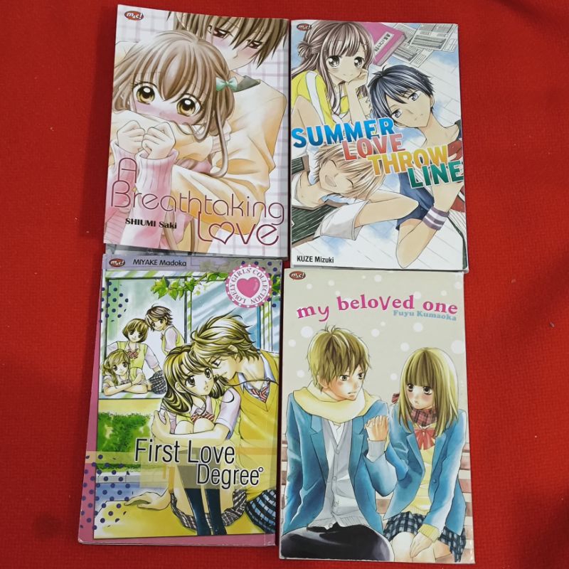 [preloved] SET one shot komik shoujo manga romance judul (a breathtaking love shiumi saki, summer lo