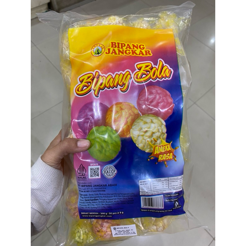 

Bipang Bola Aneka Rasa Berat 300 Gram
