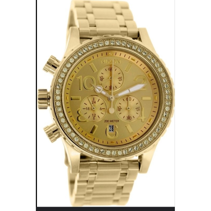 jam tangan nixon gold