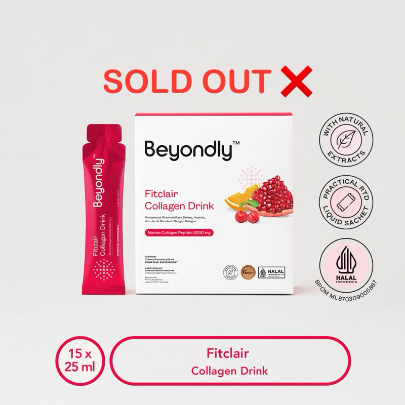 Beyondly Fitclair Collagen Drink