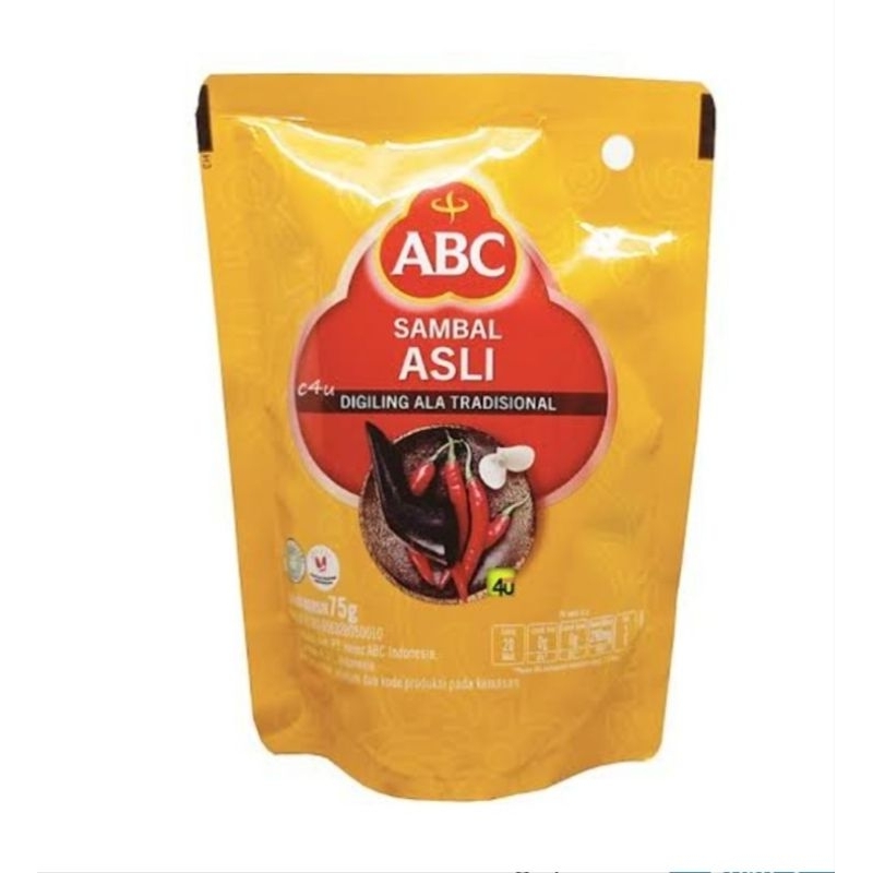 

ABC SAMBAL ASLI DAN EXTRA PEDAS 75GR