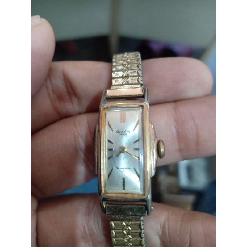 Jam tangan Wanita Ladies SEIKO SPORTS LADY Tank Manual Winding