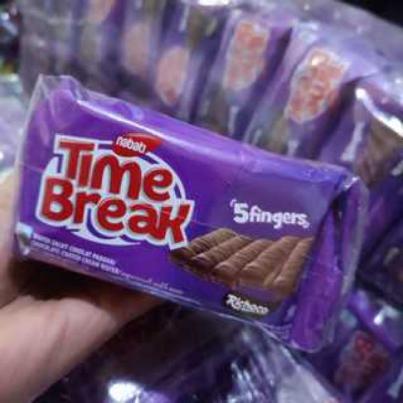 

time break extra finger wafer cokelat nabati richoco lospack isi 10