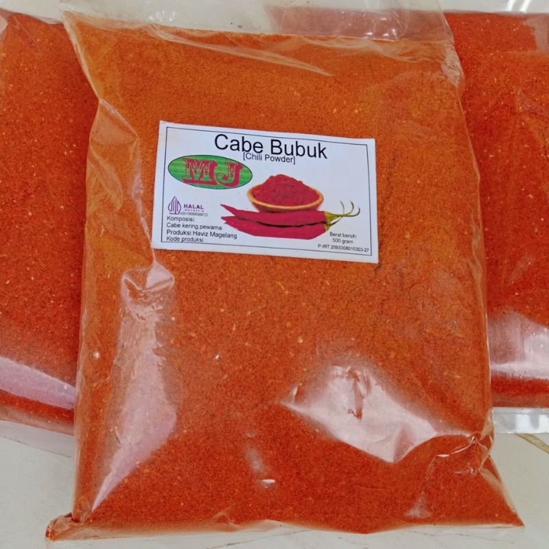 

Cabe bubuk/ serbuk cabe super pedas 500gram