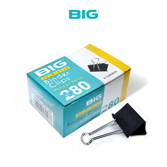 

TBMO BINDER CLIP 280 @6PCS BIG
