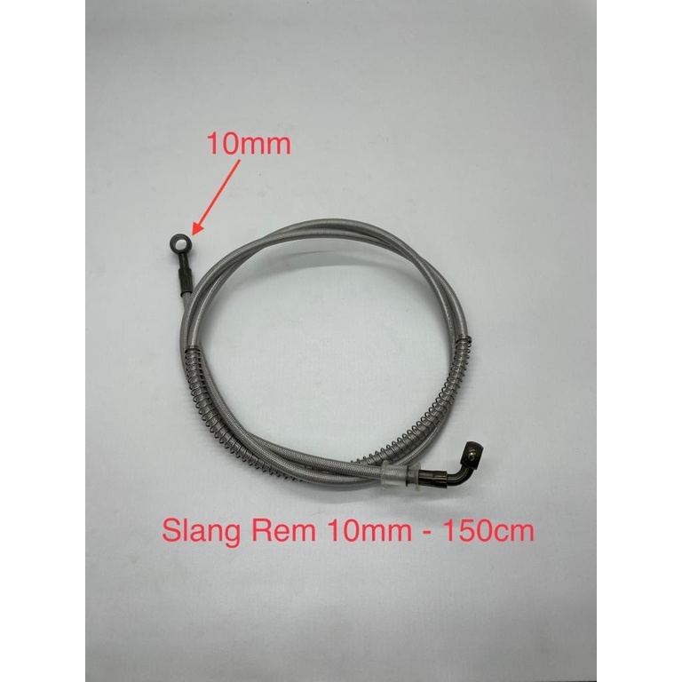 Slang Rem Belakang 150cm Baut 10mm Mini Trail - ATV 110, 125cc - UTV - Mini Jeep - Motor Umum
