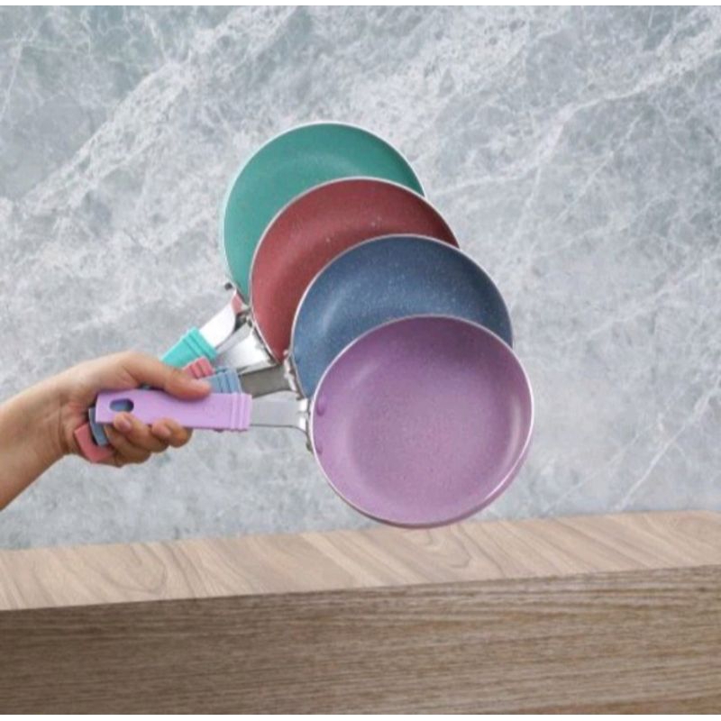 Pero Grill Pan 20 cm - Pero Mini Egg Pan 14 - Pero Brunch Pan 3, Wajan Penggorengan Telur dan Pancak