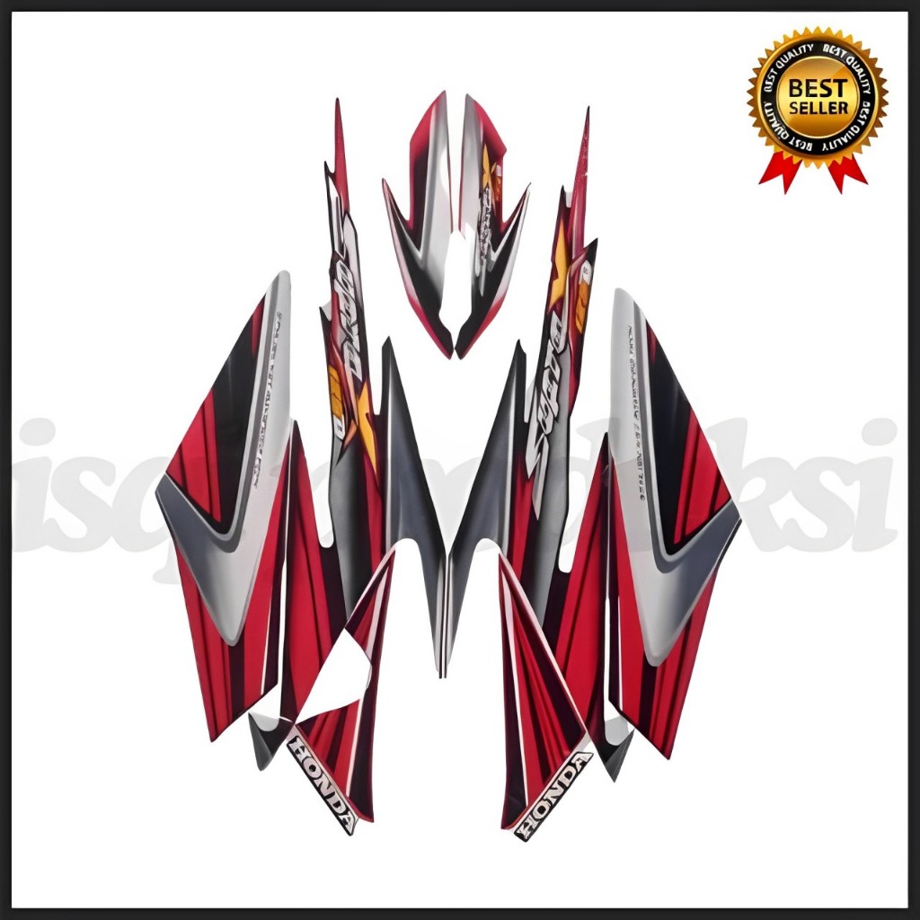 Stiker Striping List Body Supra X 125 D 2006 Standar Motor Honda Supra X 125 D 2006 Terbaik