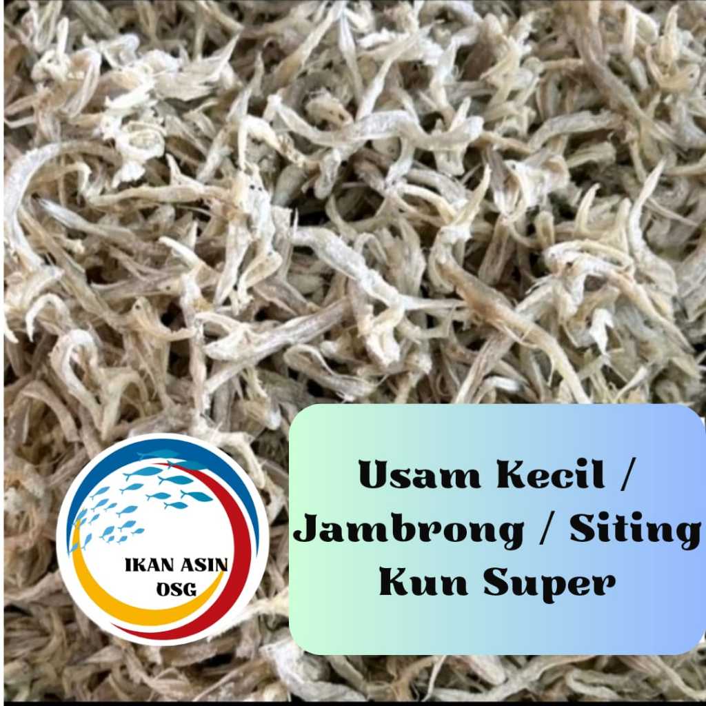 

Ikan asin Usam Kecil / Jambrong / Siting Kun Super (250 gram)