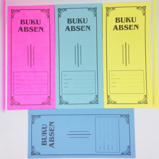 

BUKU ABSENSI SISWA / BUKU ABSEN KELAS /SEKOLAH PER PACK