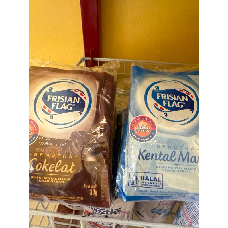 

susu kental manis bendera sachet isi6