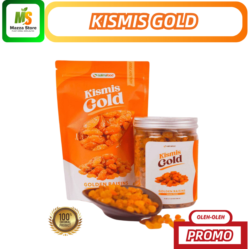 

Kismis Gold Arab Salma Food Premium Quality Bersih Terbukti Empuk Gurih