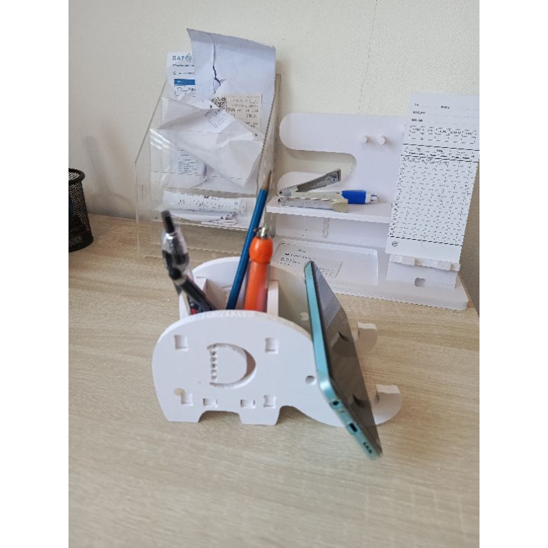 

Tempat Pensil+pulpen/Kotak pensil/standee Hp