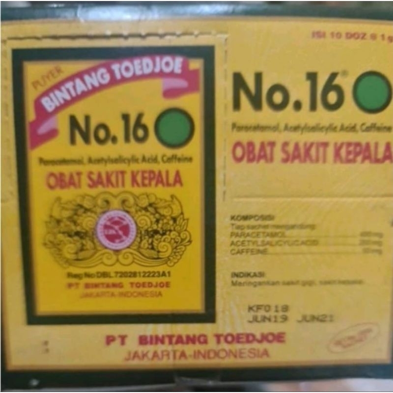 Puyer bintang tujuh no.16