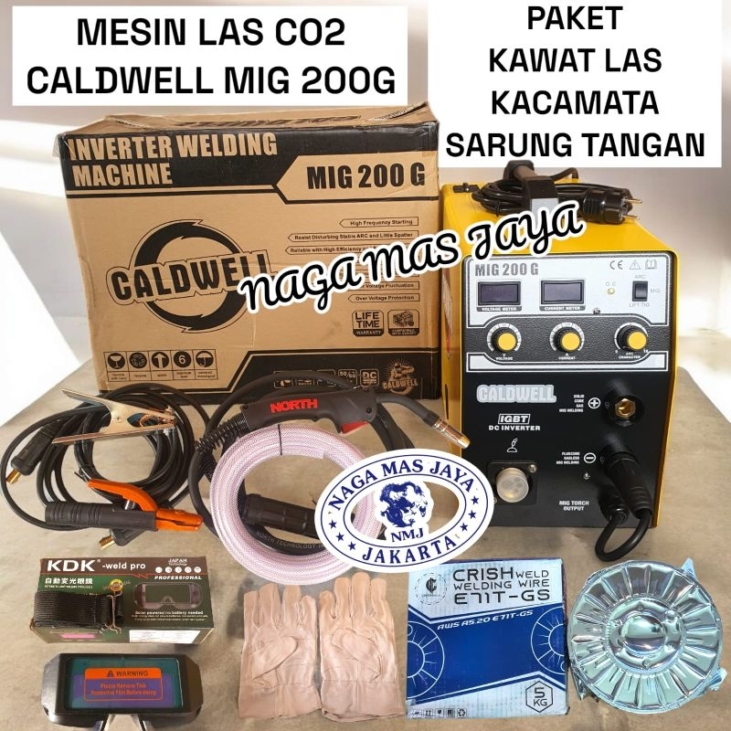 MESIN LAS CO2 CALDWELL MIG 200 G / TRAFO LAS CO2 CALDWELL MIG 200G