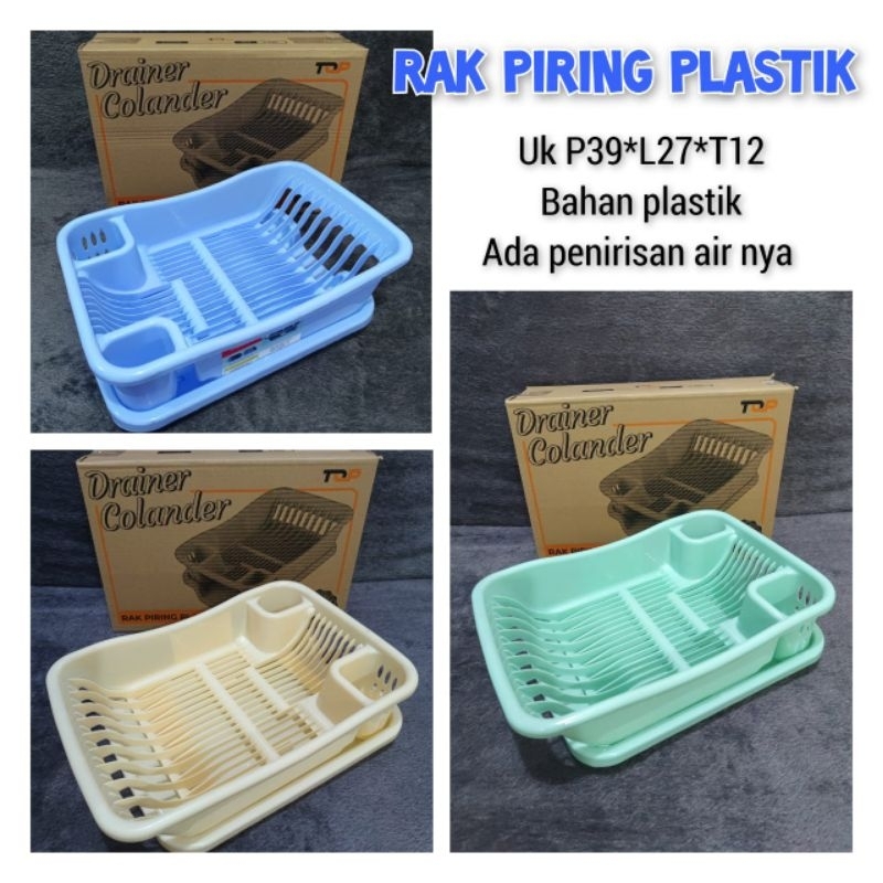 rak piring nampan plastik tempat rak piring alat dapur