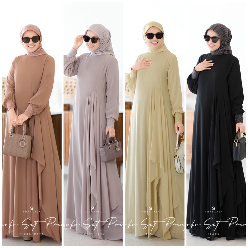 Syafa set print(set scarf) by shArarea