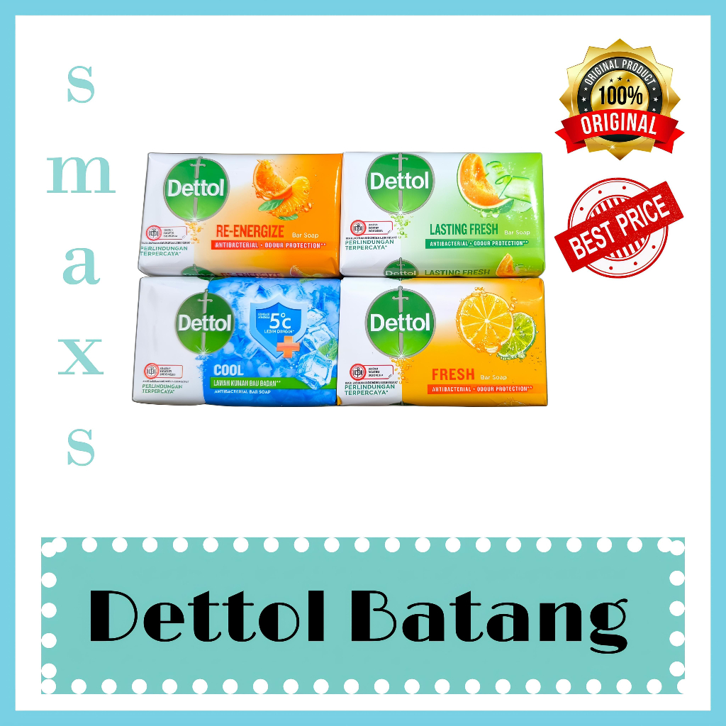 Dettol Sabun Batang 60 gr