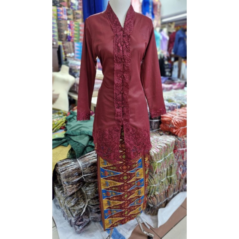 SET KEBAYA ENCIM LONG TUNIK/KEBAYA ENCIM ADAT/KEBAYA ENCIM MODERN