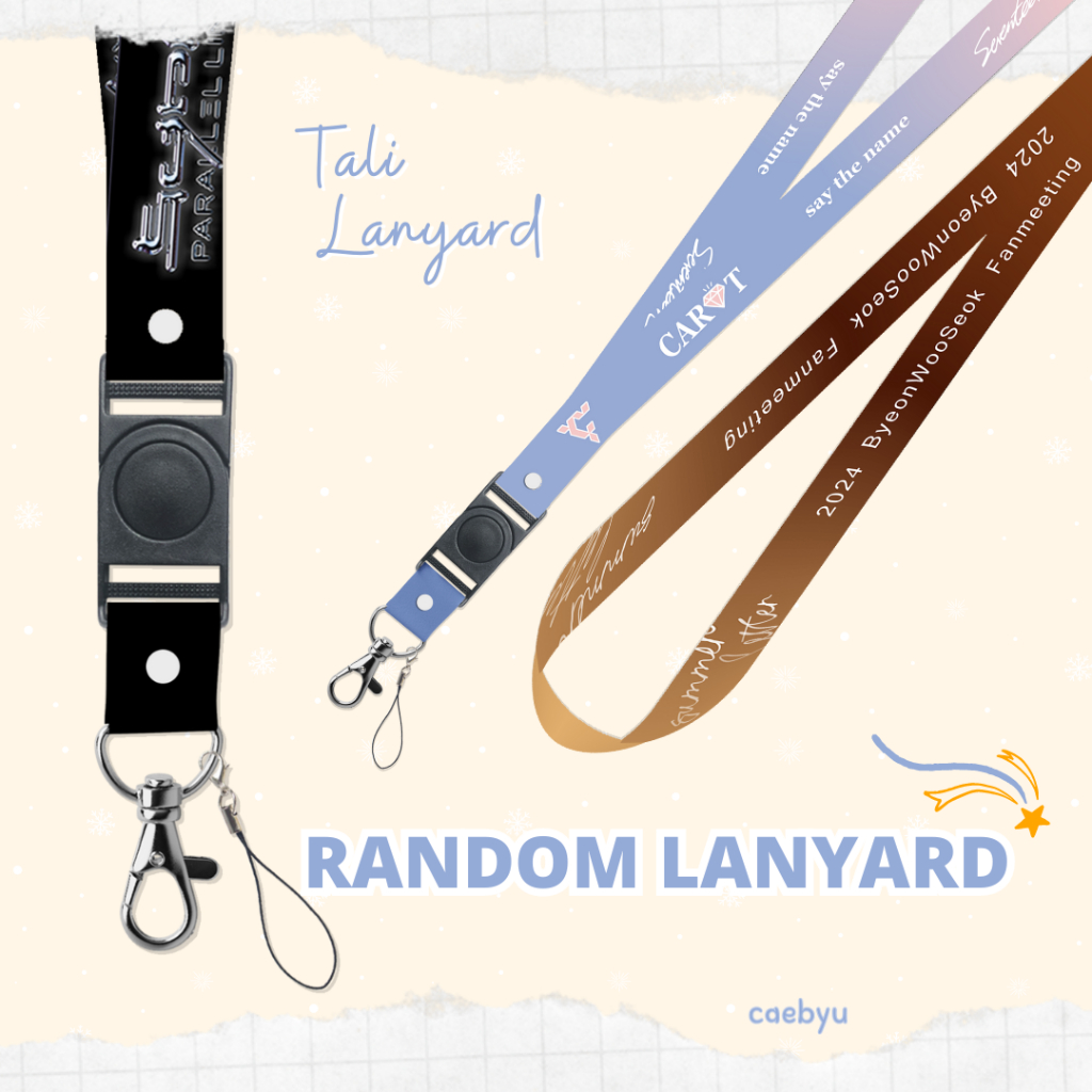 

Random Lanyard Kpop Konser in Jakarta JKT K-Pop Tali Gantungan HP PC ID Card Cahol Card Holder