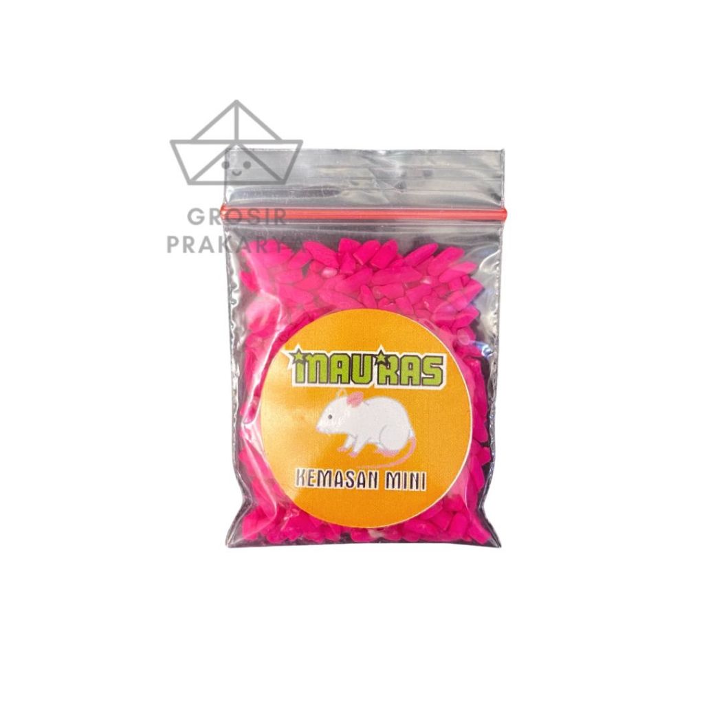 SATUAN Racun Tikus MAURAS Isi 7gr Asli Beras Pink Rat Poison Merah Import Pest Mati Kering Racun Mao