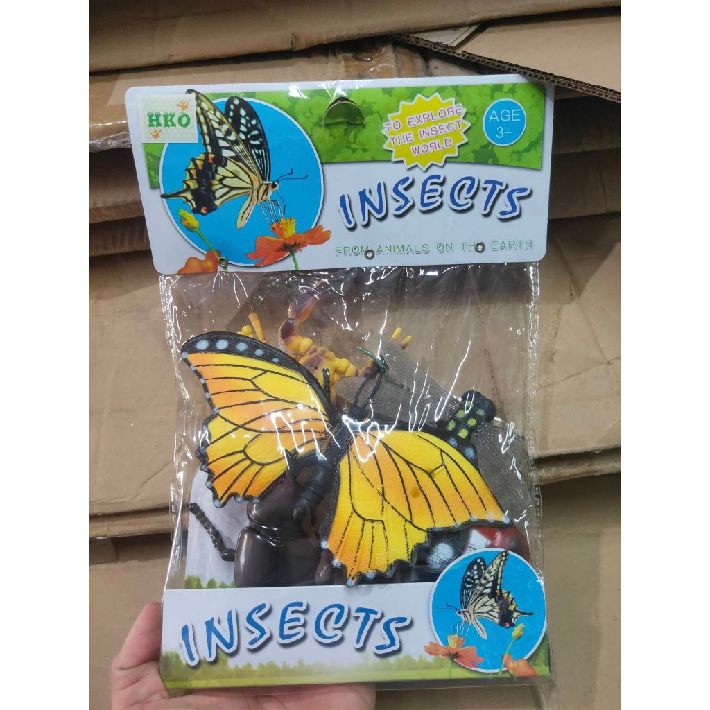 Mainan Anak Binatang Karet Serangga Insects