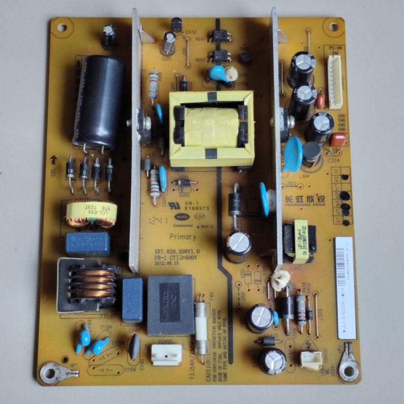 Power Suplay Tv Changhong 24 inch tipe LED32B2500 original cabutan normal