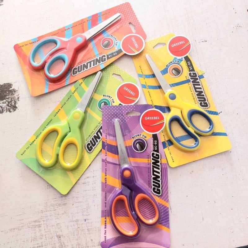 

GREEBEL GUNTING SC-02 /Gunting kertas/Gunting anak/Gunting sekolah anak/Gunting lucu