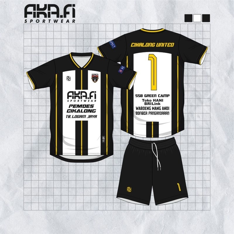 Jersey futsal Sepakbola Free Design Bisa Satuan