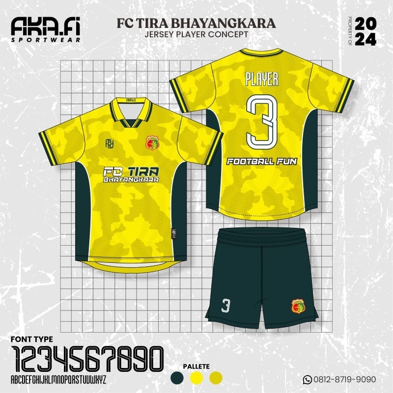 Jersey Futsal Sepakbola Free Design Bisa Satuan