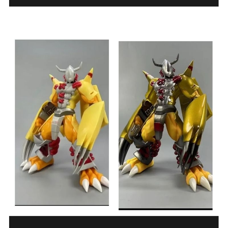 Anime Digimon Adventure Wargreymon Metal Figure