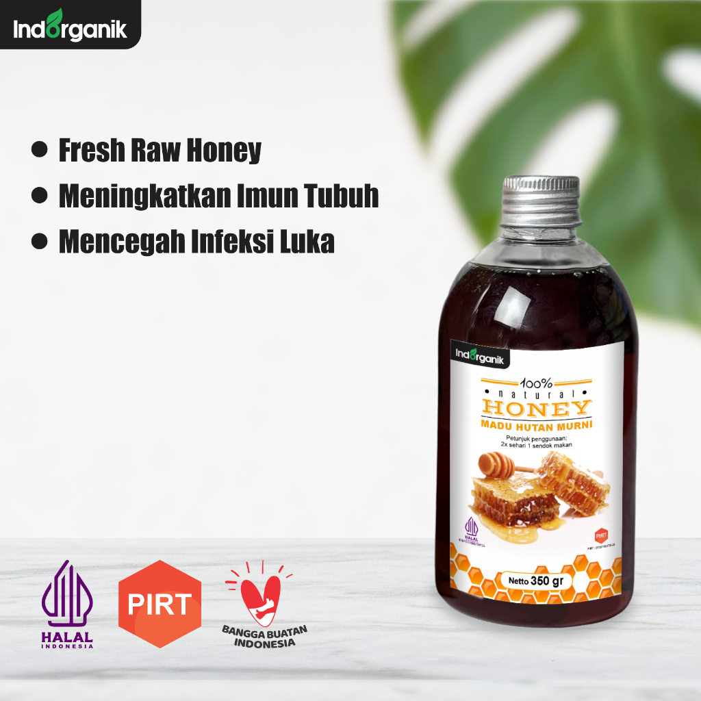 

RB INDORGANIK MADU HUTAN MURNI - NATURAL RAW HONEY - MADU ASLI TANPA CAMPURAN