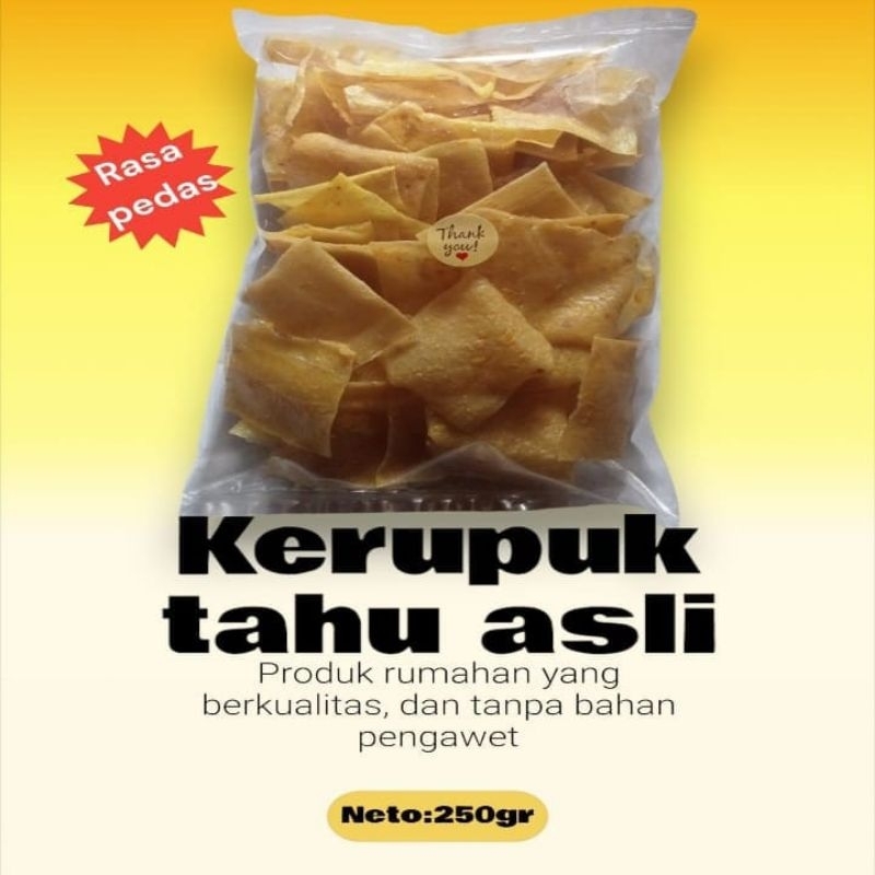 

Kerupuk Tahu Keripik Tahu Bandung 250gr