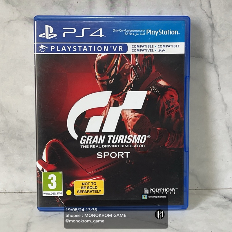 BD KASET PS4 CD GAME GRAN TURISMO GT SPORT PLAYSTATION 4 SECOND BEKAS