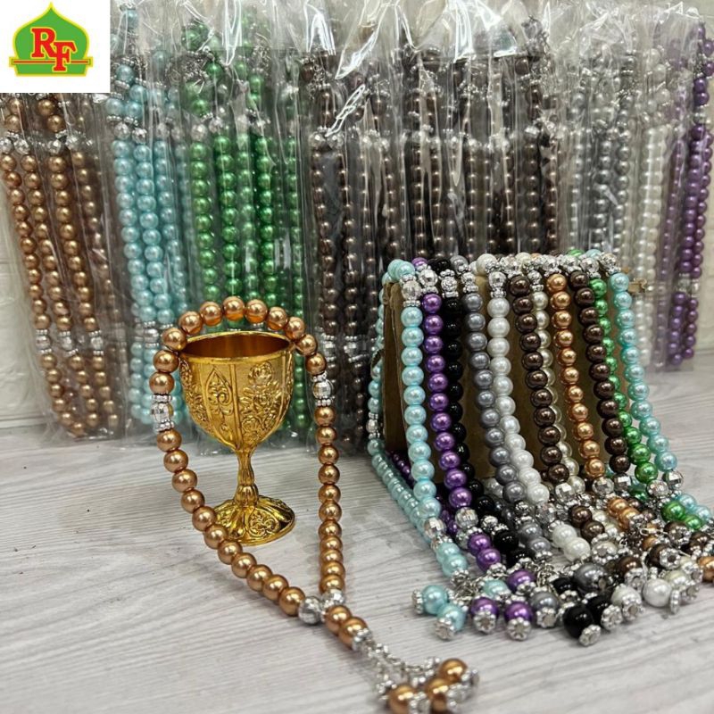 Tasbih Mutiara 33 Butir / Tasbih Mutiara 33 butiran 8mm