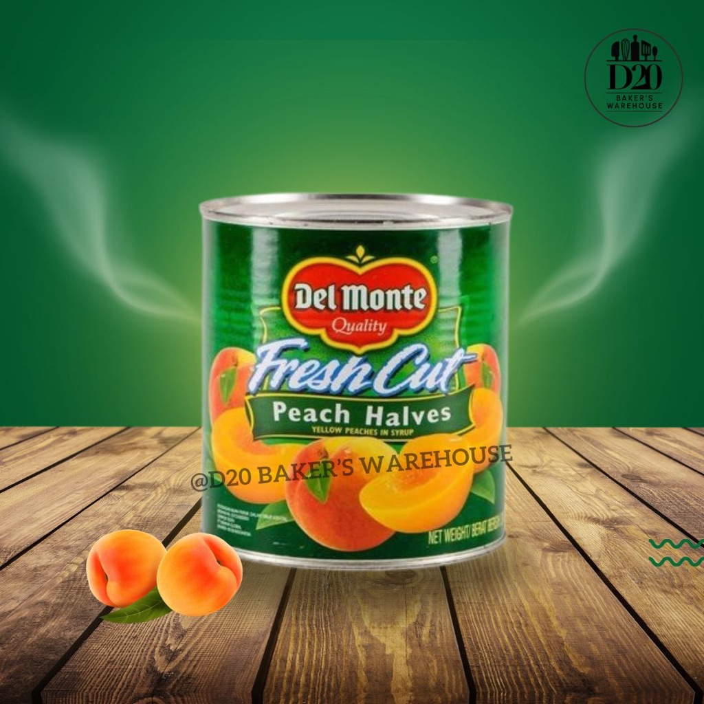 

Del Monte Buah Kaleng Fresh Cut Peach Halves 825gr