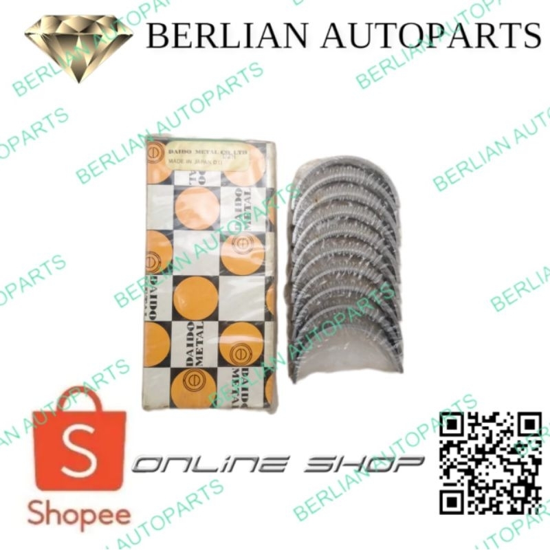 metal duduk M9050A main bearing Toyota  Kijang 3K - DAIDO STANDAR