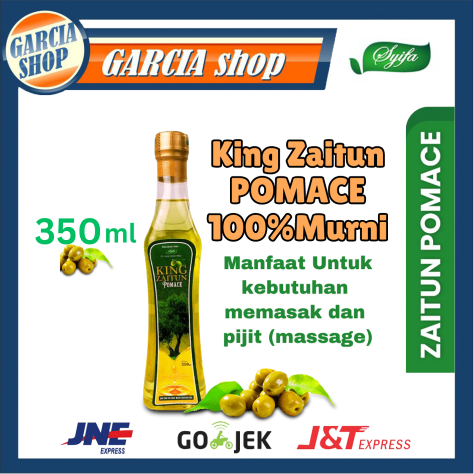 

Minyak Zaitun King Pomace Syifa | Minyak Zaitun KING 350 ml Untuk Masak dan Menjaga Kesehatan