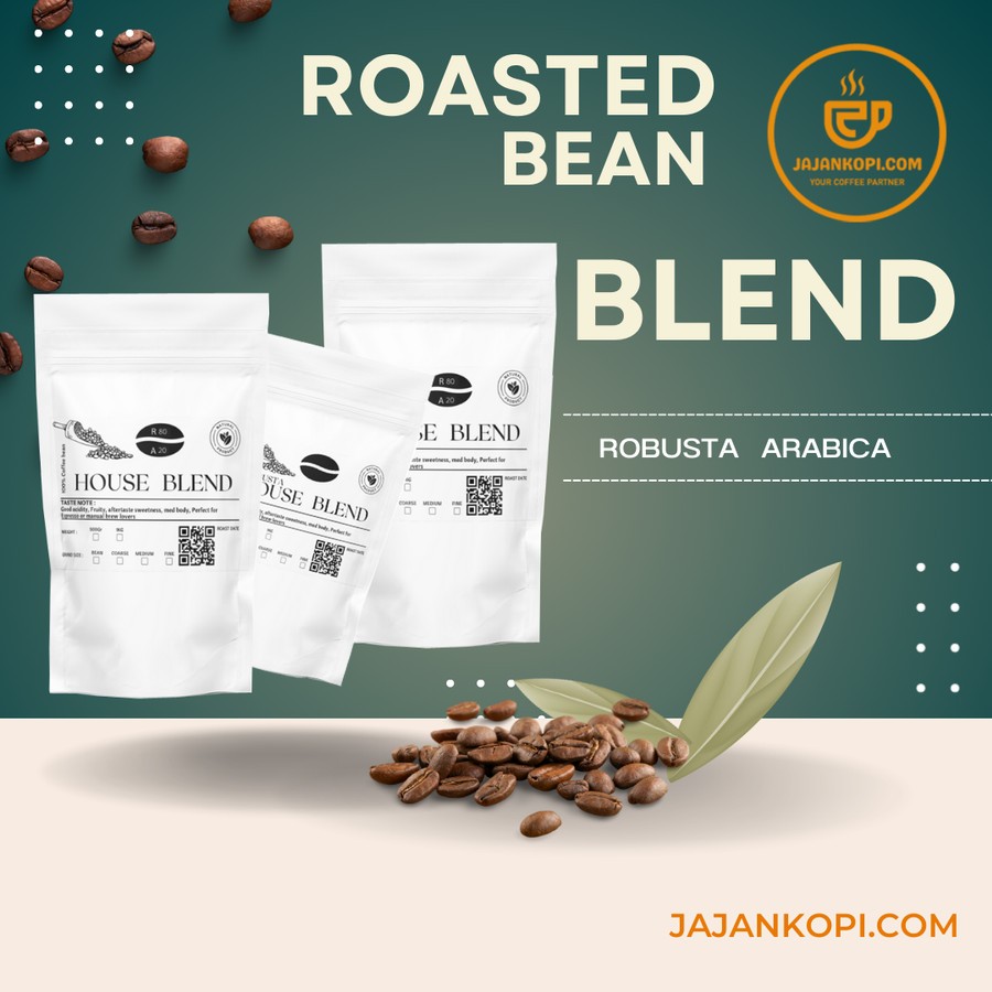 

BIJI KOPI BLEND ESPRESSO HOUSE BLEND ROASTED BEANS
