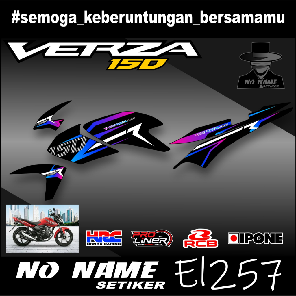 striping variasi verza (EL257) / decal verza / variasi verza