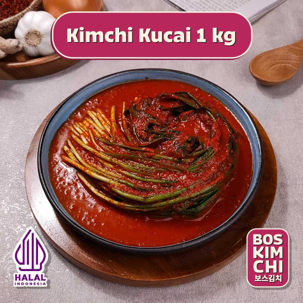 Kimchi Kucai 1 kg | Boskimchi | Buchu Kimchi