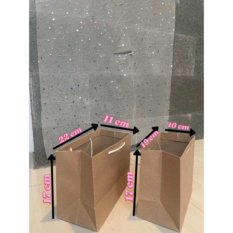 

Paper Bag / Kantong kertas oleh-oleh bahan tebal murah