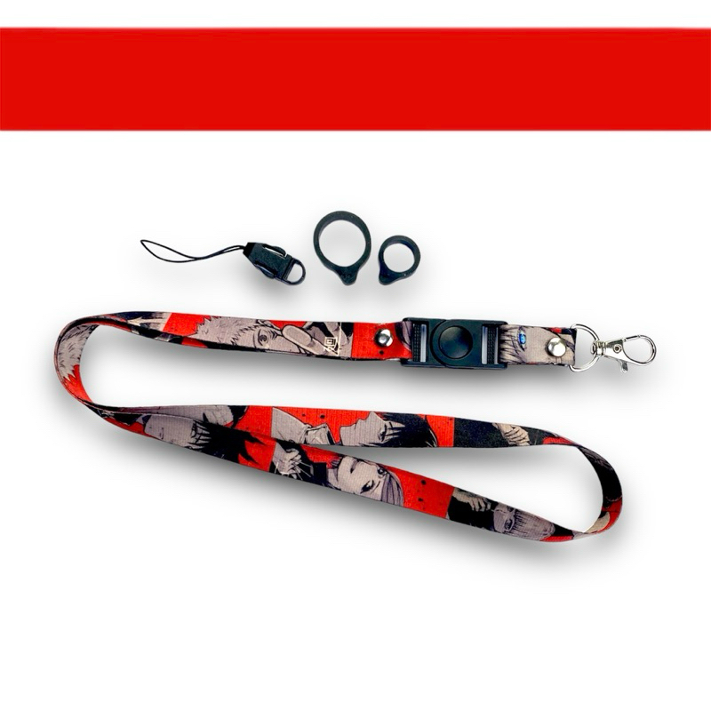 ANIME 3 | LANYARD GANTUNGAN HP FREE ORING DAN TALI HP