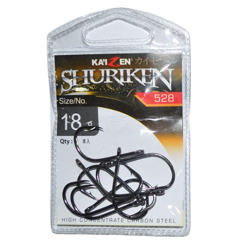 Kail Kaizen SHURIKEN 528 | Untuk Target Ikan Besar | Carbon Steel RP |Kail pancing